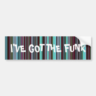 Autocollant De Voiture Bright 60s Retro Stripes