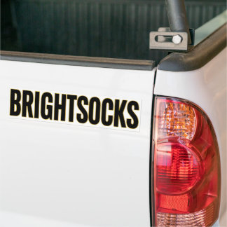 AUTOCOLLANT DE VOITURE BRIGHTSOCKS