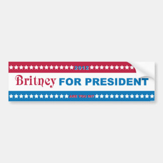 Autocollant De Voiture Britannique pour le président !
