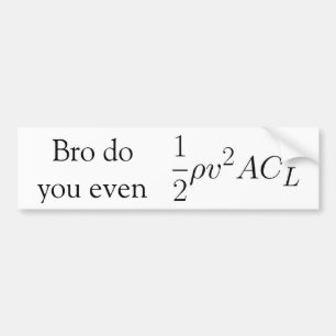 Autocollant De Voiture Bro vous font même ascenseur (la force)