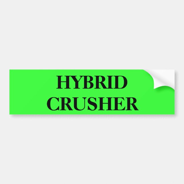 AUTOCOLLANT DE VOITURE BROYEUR HYBRIDE (Devant)