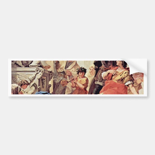 Autocollant De Voiture Brutus de Lucius Junius embrassant la terre (Devant)