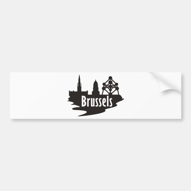 Autocollant De Voiture Bruxelles (Devant)
