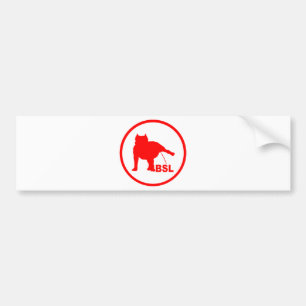 AUTOCOLLANT DE VOITURE BSL PITBULL
