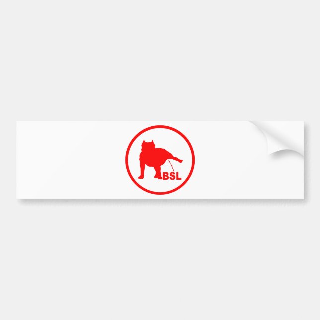 AUTOCOLLANT DE VOITURE BSL PITBULL (Devant)