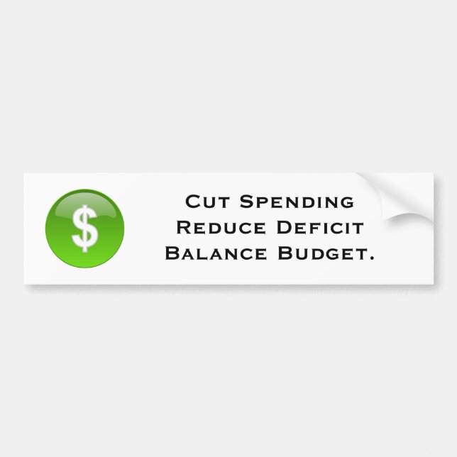 Autocollant De Voiture Budget (Devant)