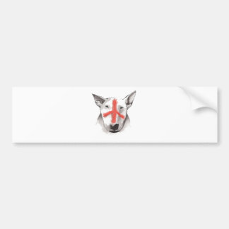 Autocollant De Voiture Bull-terrier anglais Angleterre