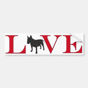 Autocollant De Voiture Bull Terrier Lover Bumpersticker