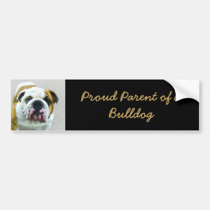 Autocollant De Voiture Bulldog Painting - Joli art original chien