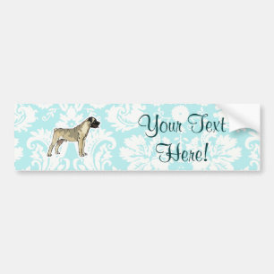 Autocollant De Voiture Bullmastiff ; Mignon