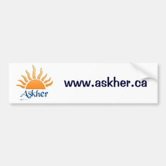 Autocollant De Voiture bumber sticker2 d'askher