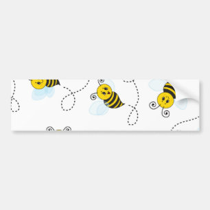 Autocollant De Voiture Bumblebee volant Jaune Noir Bumble Bee
