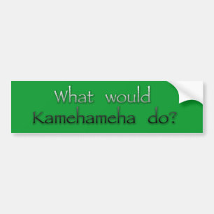 Autocollant De Voiture bumpah de kamehameha