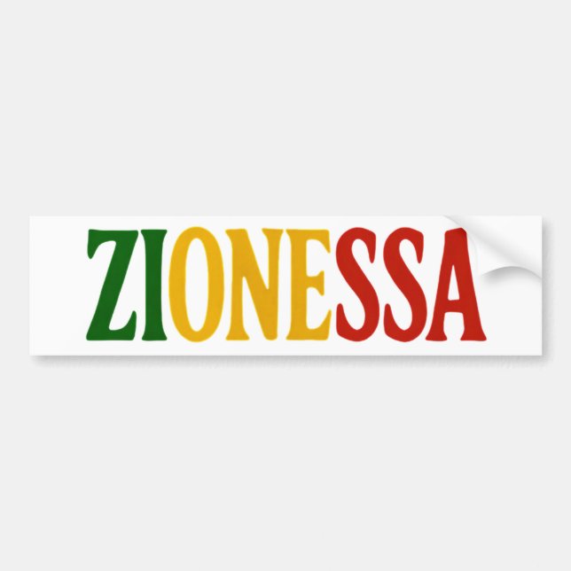 Autocollant De Voiture Bumper sticker (Devant)
