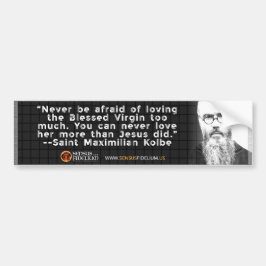 Autocollant De Voiture Bumper Sticker de St Kolbe "Love Mary"