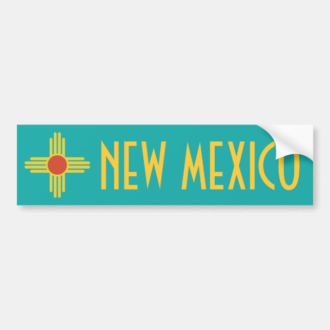 Autocollant De Voiture Bumper Sticker du Nouveau-Mexique (Devant)