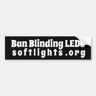 Autocollant De Voiture Bumper Sticker, Interdire Les Lumières Aveugles