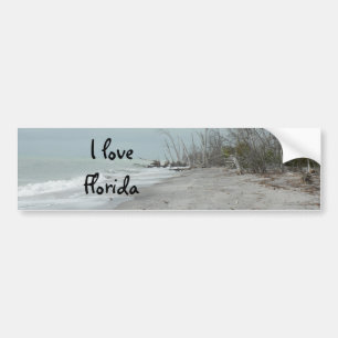 Autocollant De Voiture Bumper Sticker, j'aime la Floride