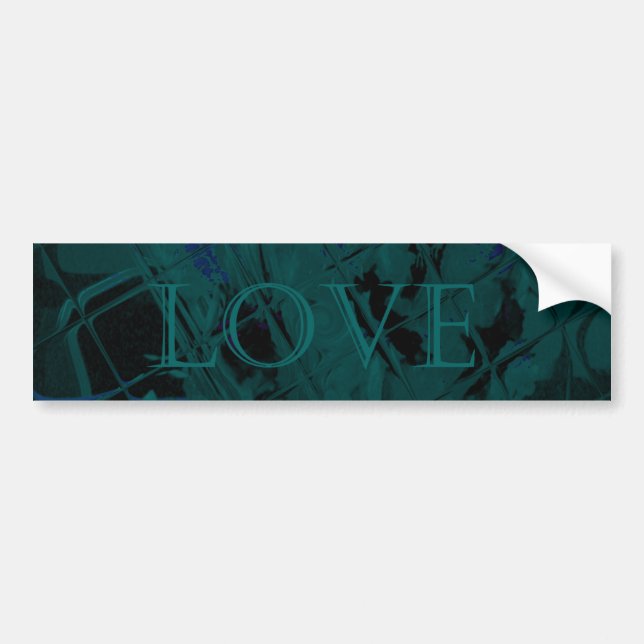Autocollant De Voiture Bumper Sticker Modèle Car Love (Devant)