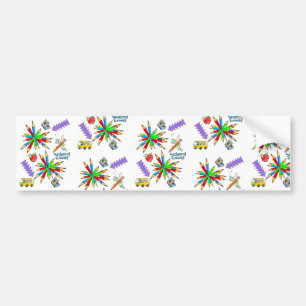 Autocollant De Voiture Bumper Sticker Retour à l'école est Cool