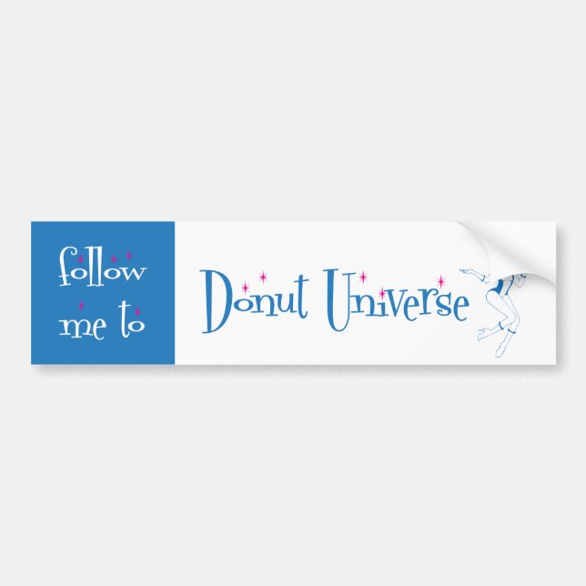 Autocollant De Voiture Bumper-Sticker Universe (Devant)