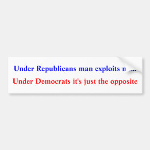 Autocollant De Voiture Bumpersticker apolitique