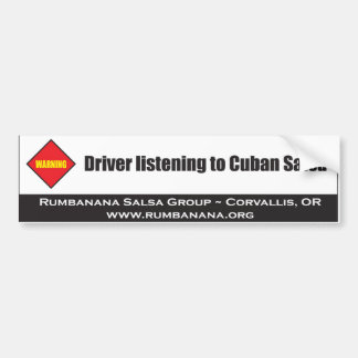 Autocollant De Voiture bumpersticker-avertissement
