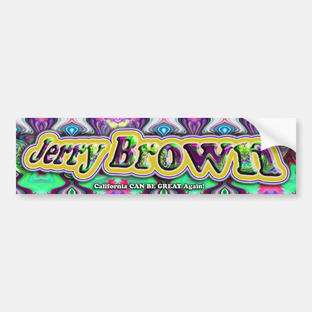 Autocollant De Voiture Bumpersticker Brown de Jerry (Devant)