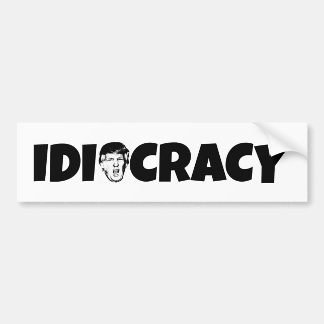 Autocollant De Voiture Bumpersticker d'Anti-Atout (Devant)