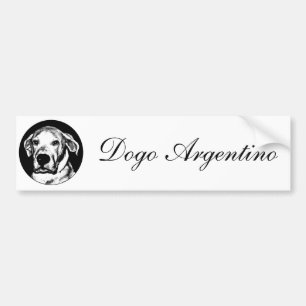 Autocollant De Voiture Bumpersticker d'argentino de Dogo