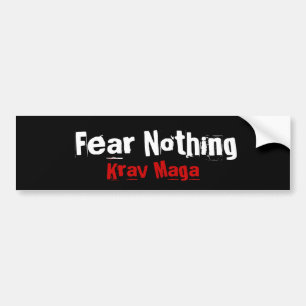 Autocollant De Voiture Bumpersticker d'arts martiaux de Krav Maga