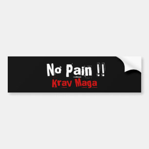 Autocollant De Voiture Bumpersticker d'arts martiaux de Krav Maga