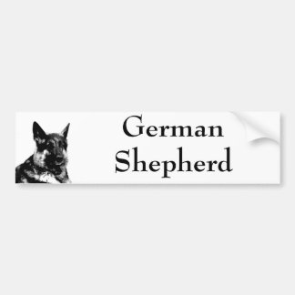 Autocollant De Voiture Bumpersticker de berger allemand