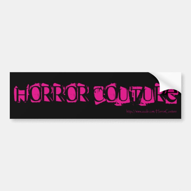 Autocollant De Voiture bumpersticker de couture d'horreur (Devant)