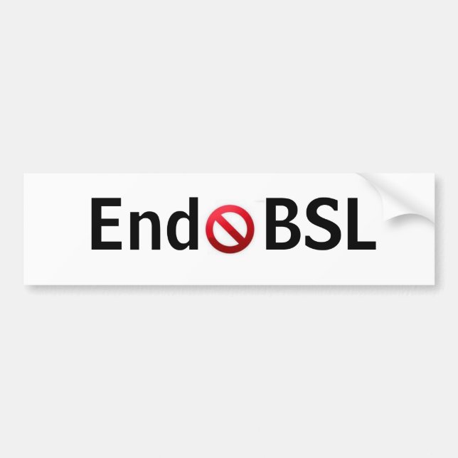 Autocollant De Voiture Bumpersticker de l'extrémité BSL (Devant)
