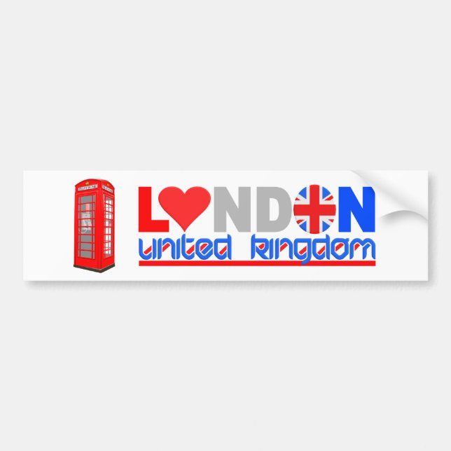 Autocollant De Voiture Bumpersticker de Londres (Devant)
