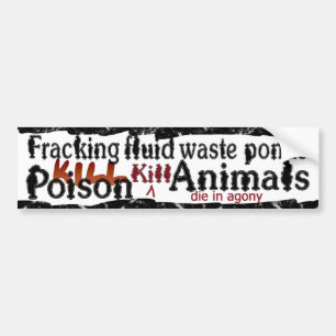 Autocollant De Voiture bumpersticker de mise à mort d'étangs