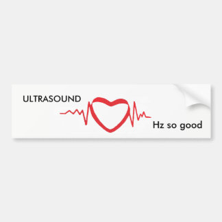 Autocollant De Voiture bumpersticker drôle d'hertz d'ultrason