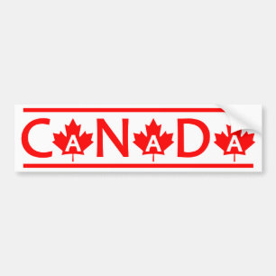Autocollant De Voiture Bumpersticker du Canada