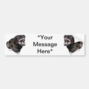 Autocollant De Voiture Bumpersticker néerlandais de chien policier de