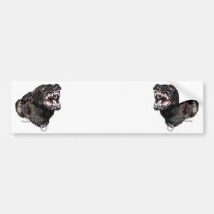 Autocollant De Voiture Bumpersticker néerlandais de chien policier de