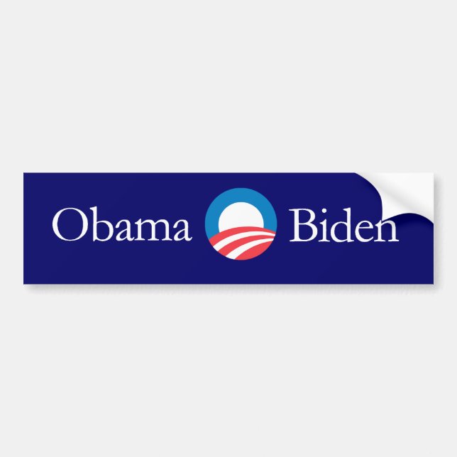 Autocollant De Voiture Bumpersticker Obama Biden (Devant)