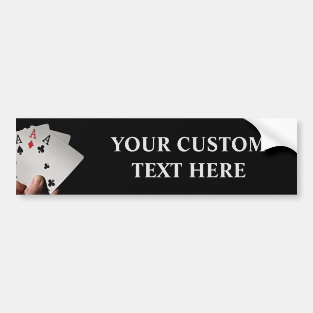 Autocollant De Voiture Bumpersticker personnalisé du lecteur de carte (Devant)