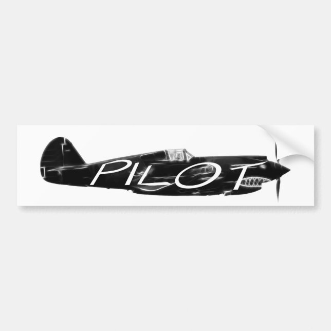 Autocollant De Voiture Bumpersticker pilote (Devant)