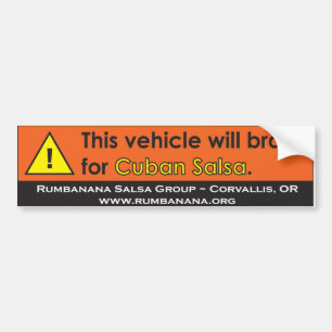 Autocollant De Voiture bumpersticker-précaution