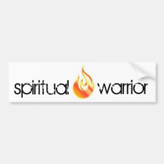 Autocollant De Voiture bumpersticker spirituel de guerrier