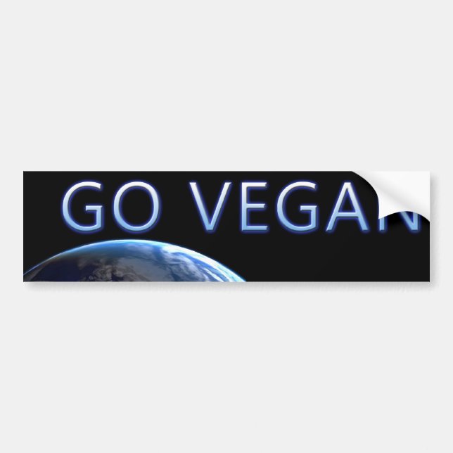 Autocollant De Voiture bumpersticker-VEGAN4 (Devant)