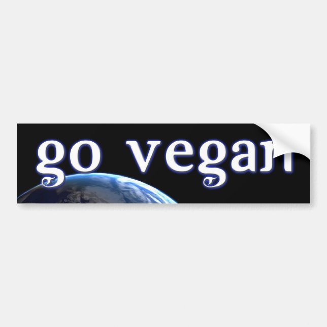 Autocollant De Voiture bumpersticker-VEGAN5 (Devant)