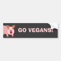 Bumpersticker végétalien