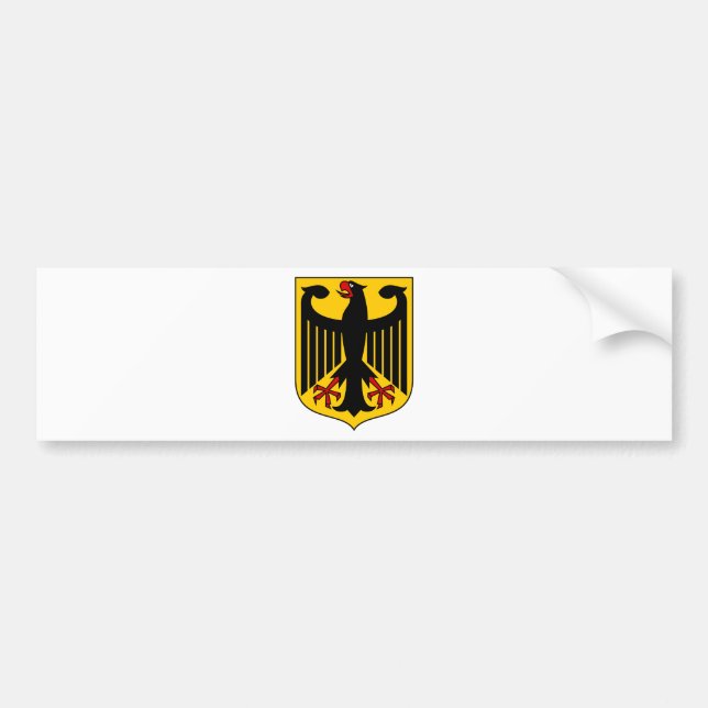 Autocollant De Voiture Bundesadler - Bundeswappen Deutschlands - (Devant)